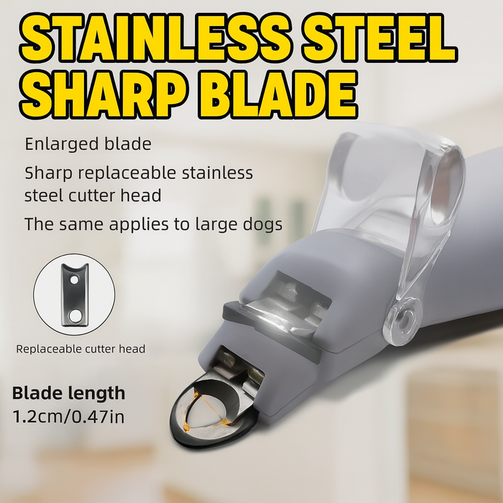 LED Light Assisted Nail Clippers