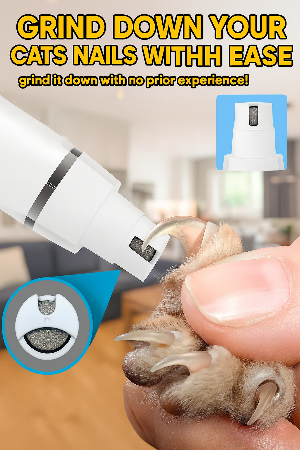 Quiet Electric Nail Grinder - needs editing