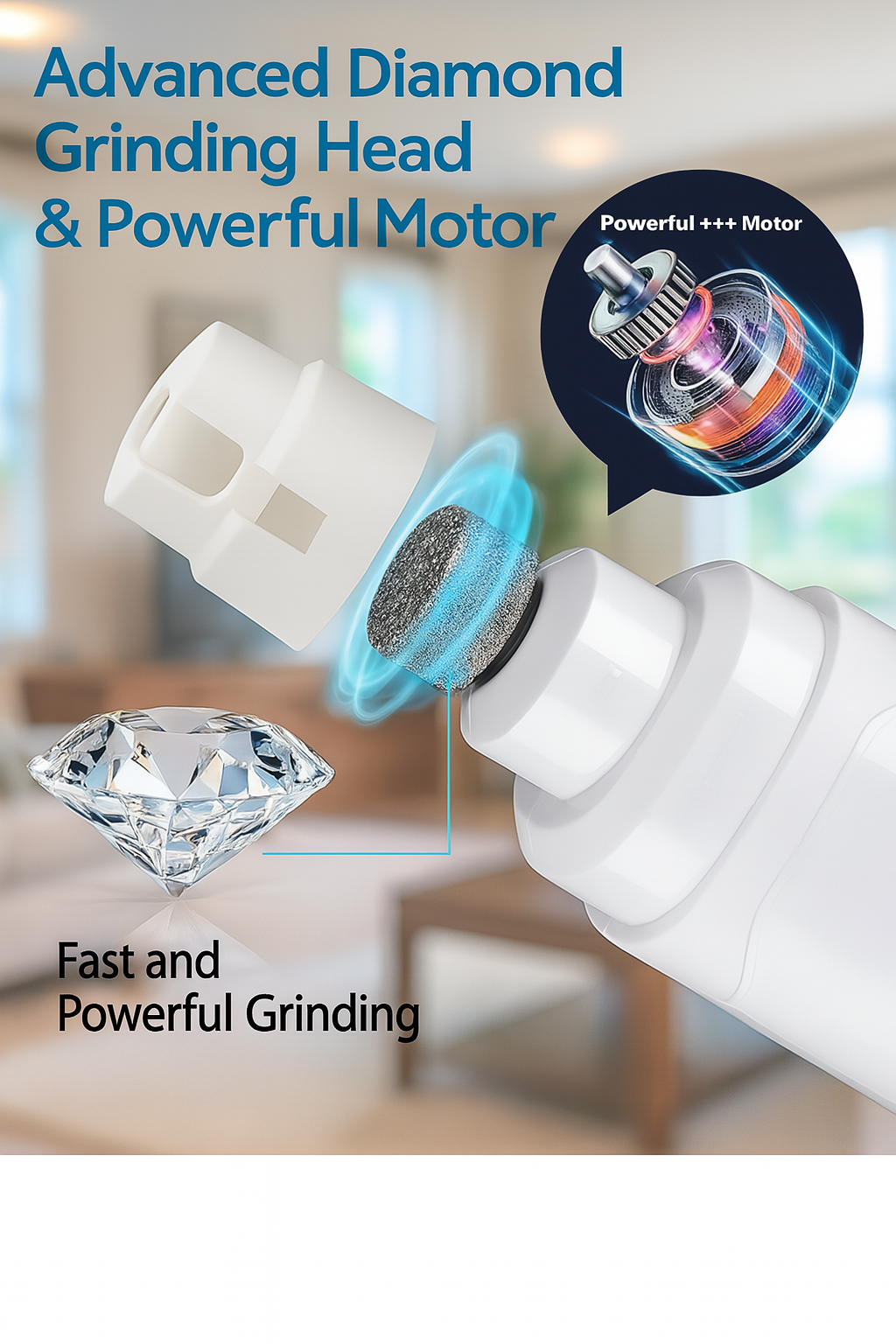 Quiet Electric Nail Grinder - needs editing