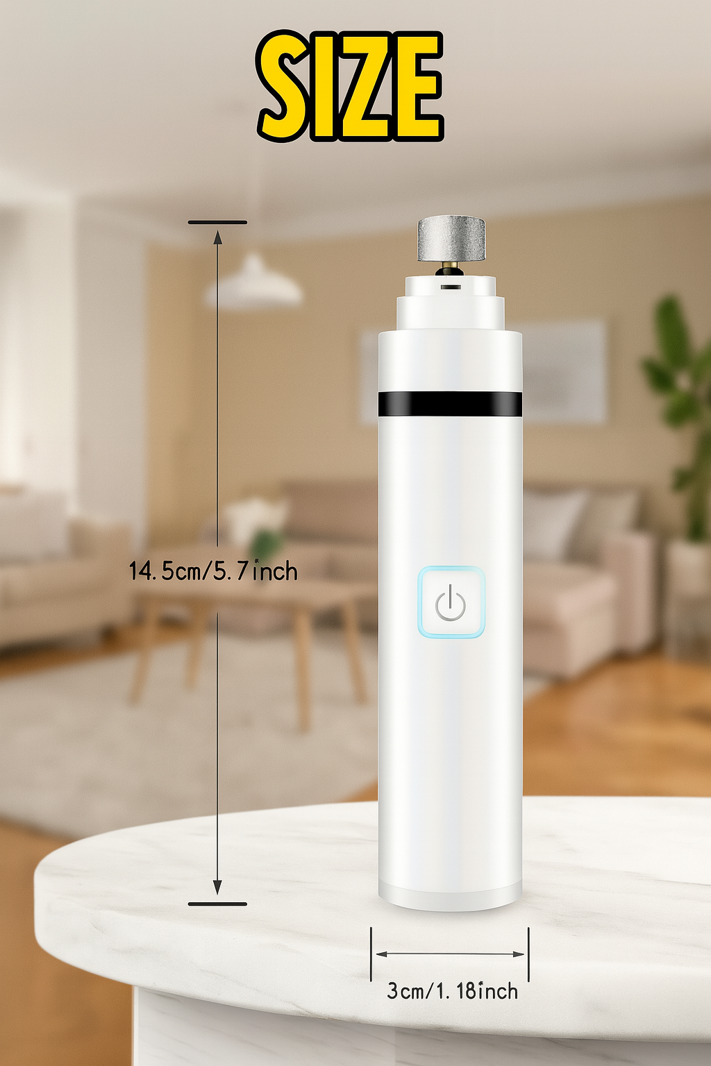 Quiet Electric Nail Grinder - needs editing