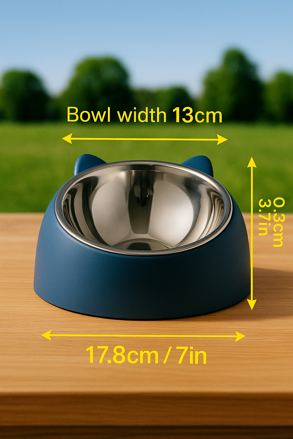 Personalized Stainless Steel Cat Bowl