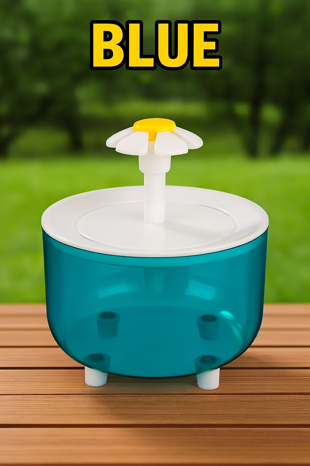 Flower Water Fountain For Cats