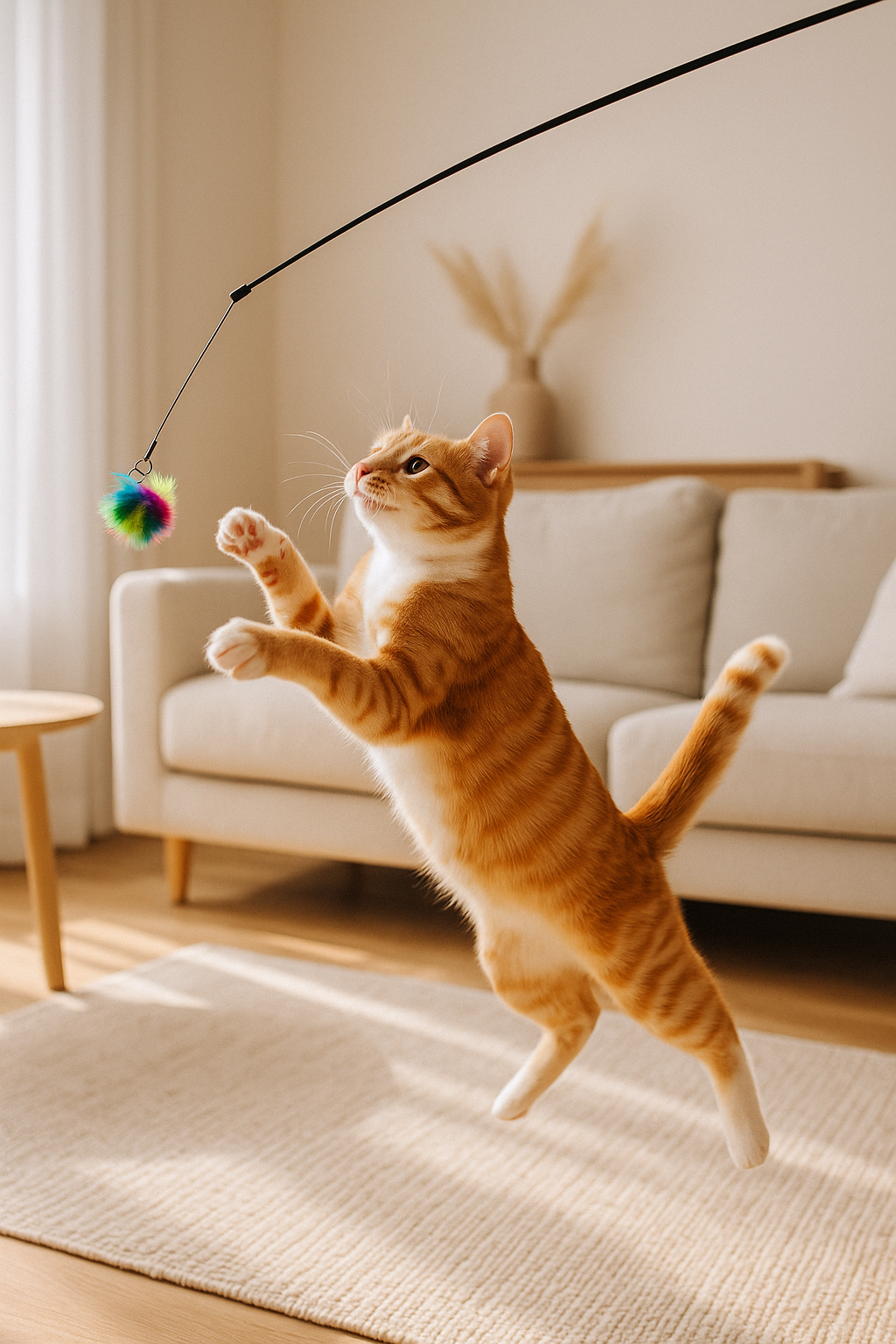 Extendable Toy Teaser Rod