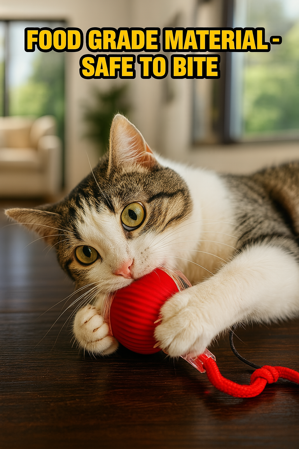 Automatic Rolling Ball With Teaser Tail - 3 PACK
