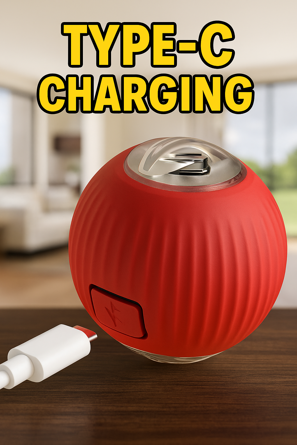 Automatic Rolling Ball With Teaser Tail - 3 PACK