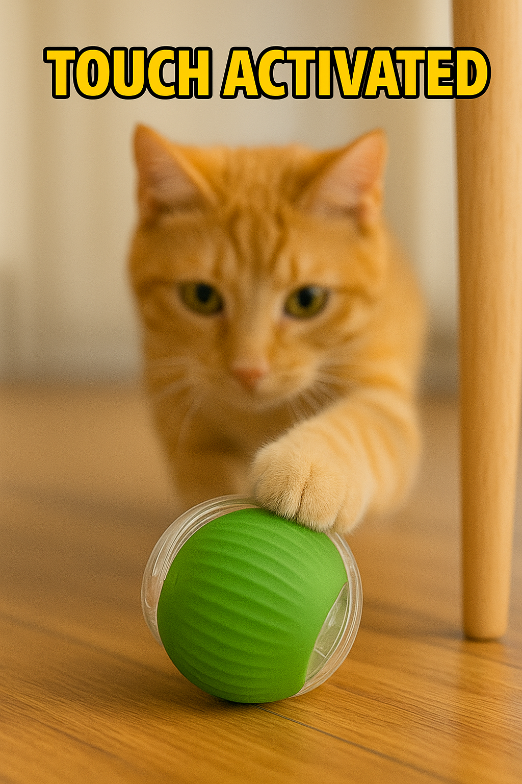 Automatic Rolling Ball With Teaser Tail - 3 PACK