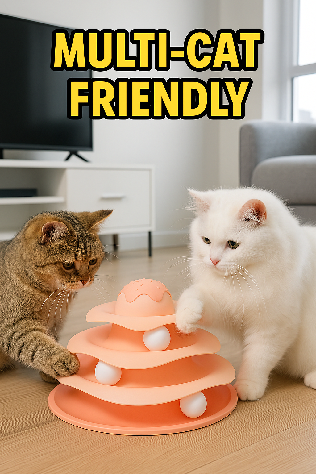 Three - Layer Cat Turntable Toy