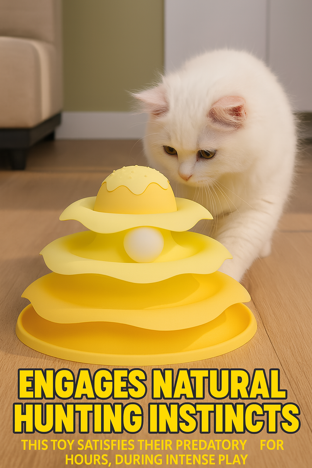 Three - Layer Cat Turntable Toy