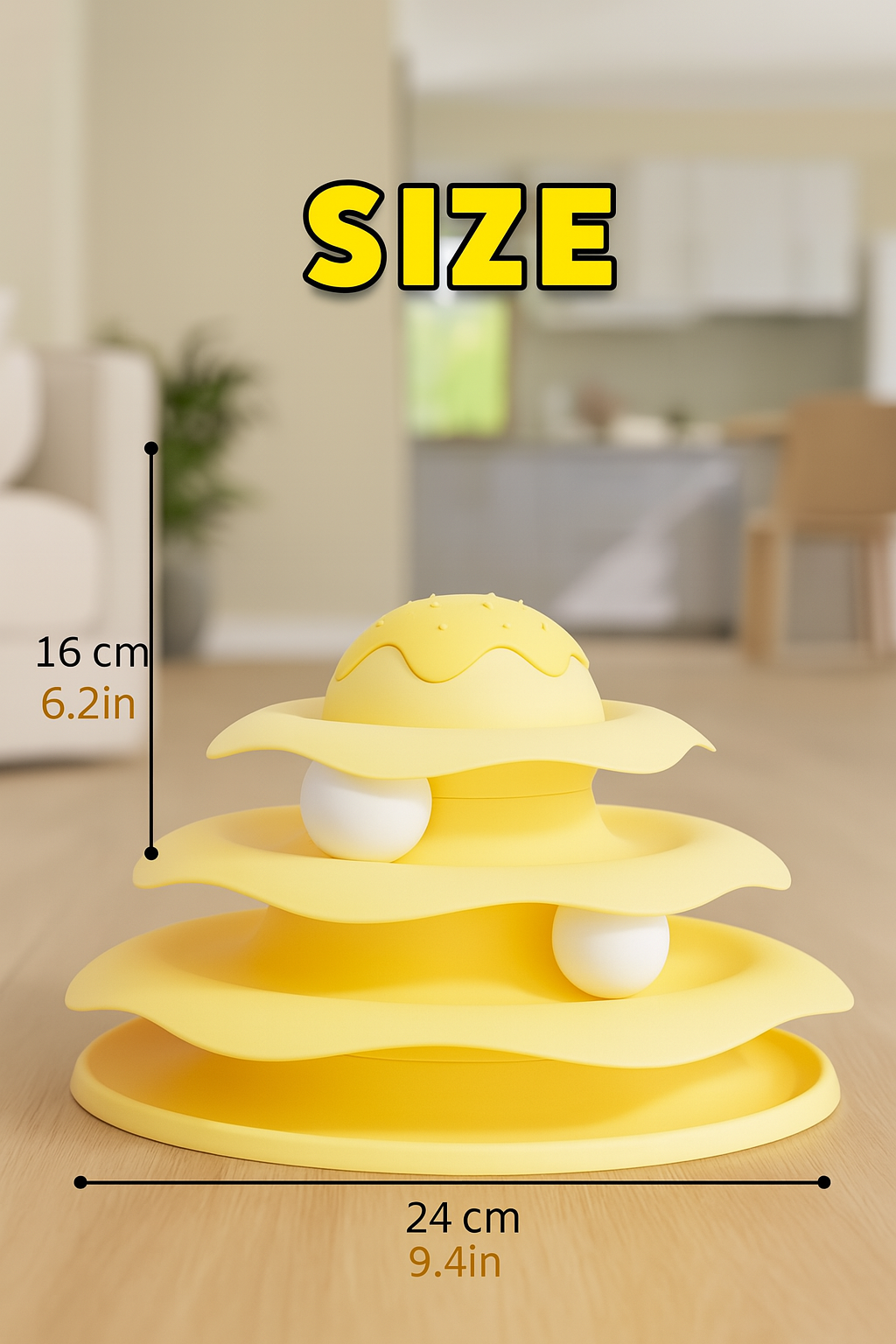 Three - Layer Cat Turntable Toy