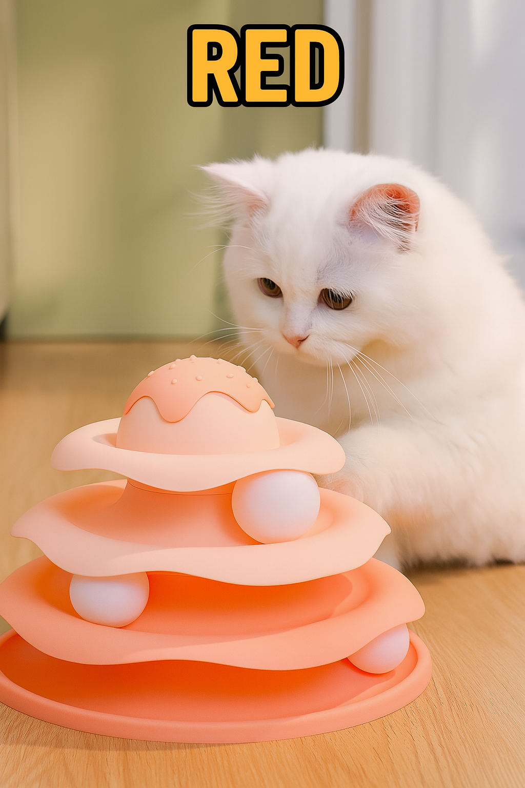 Three - Layer Cat Turntable Toy