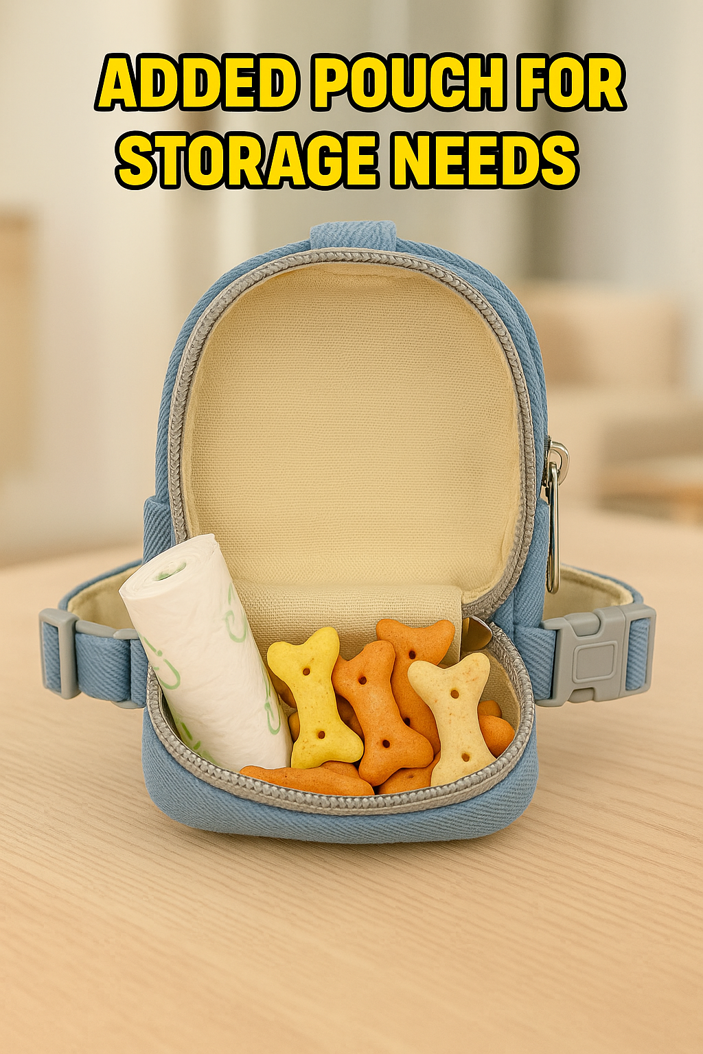 Cartoon Cat Leash - BUILT IN BACKPACK