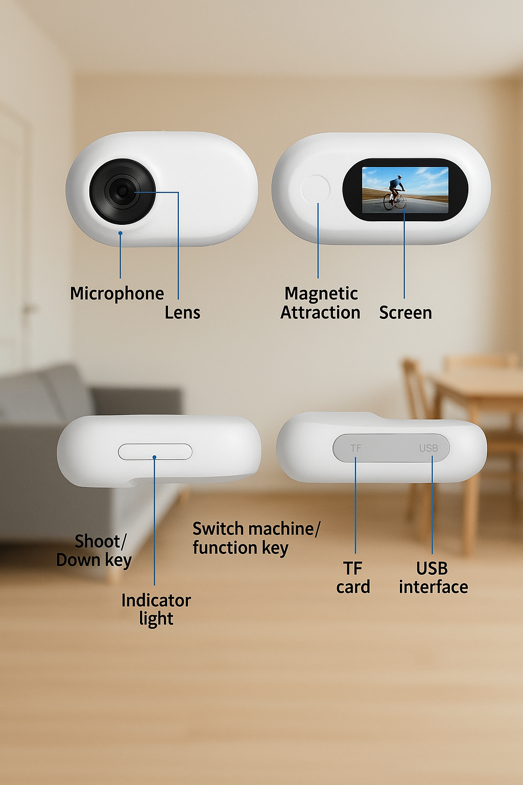 Cat Camera Collar - 1080p HD Quality
