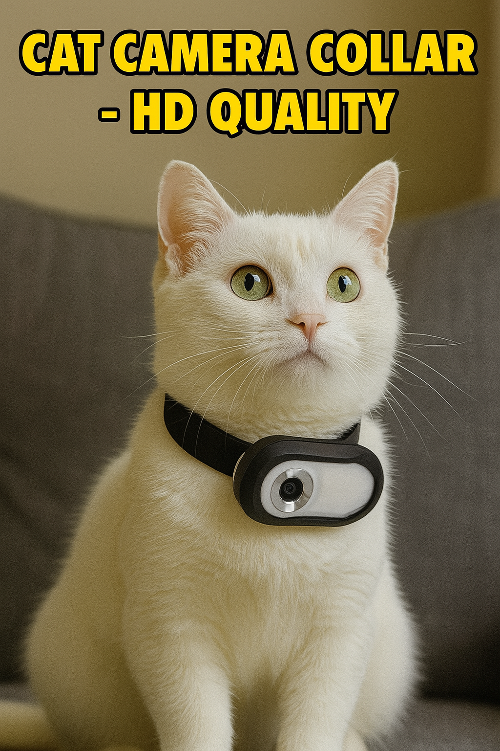 Cat Camera Collar - 1080p HD Quality
