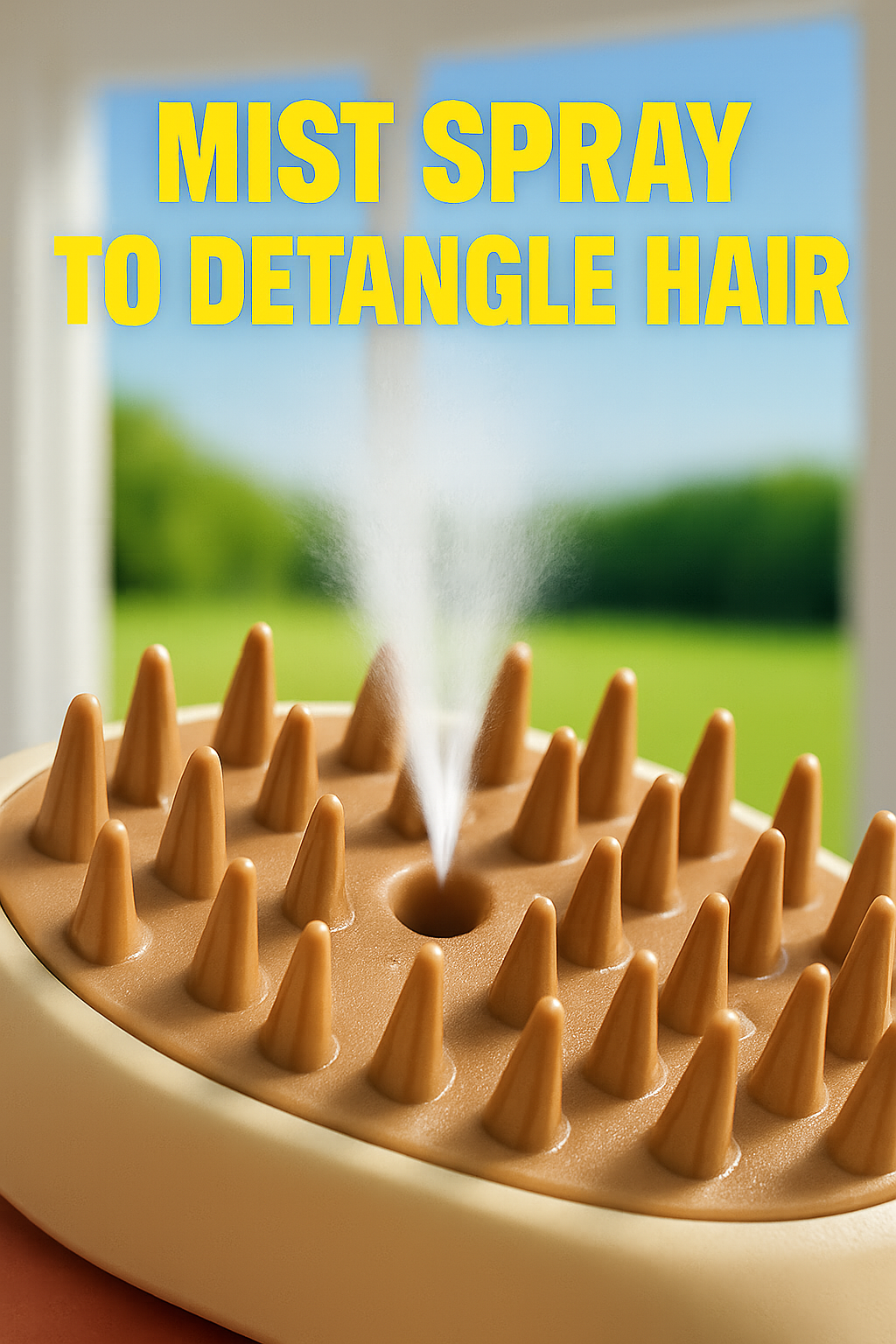 Electric Spray Brush - Painless Detangle Brush