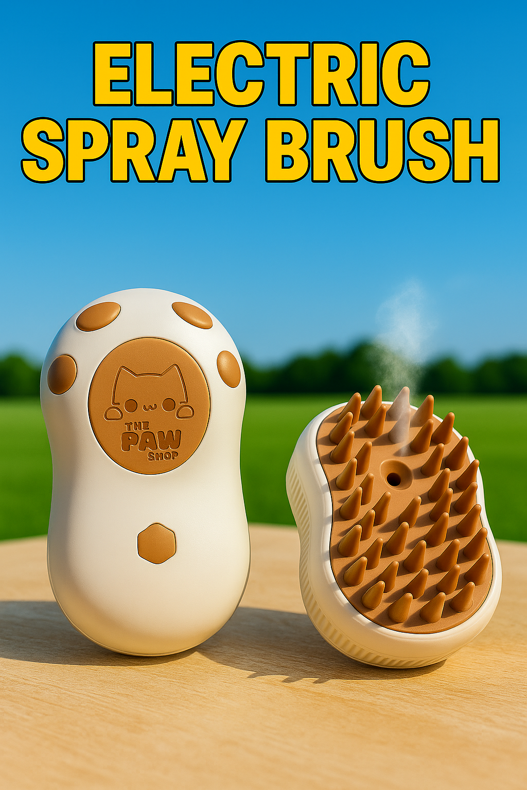 Electric Spray Brush - Painless Detangle Brush