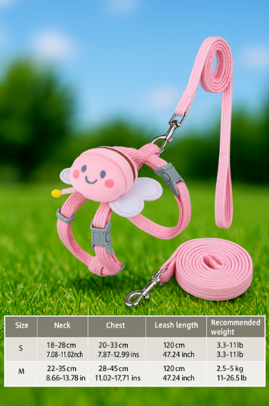 Bumble Bee Cat Leash