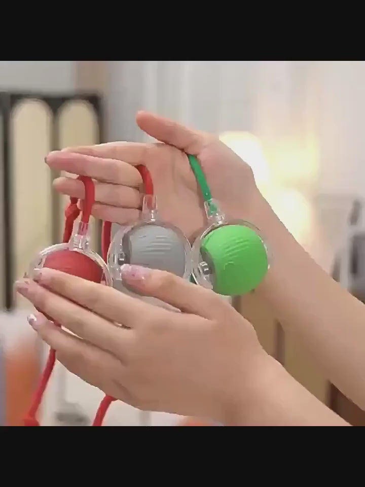 Automatic Rolling Ball With Teaser Tail - 3 PACK